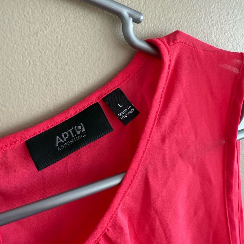 Apt. 9 Hot Pink Sleeveless Tank Top - Picture 4 of 7